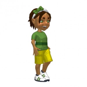 Our cell-rendered version of our beloved character.
